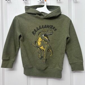 Green Dinosaur Graphic Hoodie | Jumping Beans Kids 4